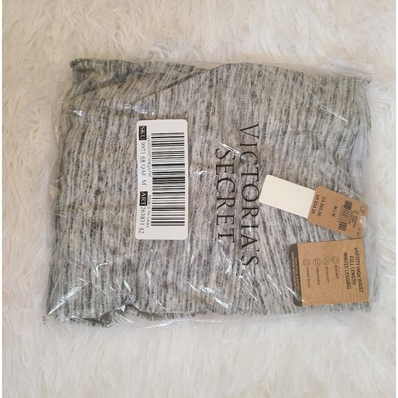 Victoria's Secret Pink High Waist Full Length V Winter Legging Gray NWT SZ M - Picture 3 of 6